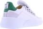 Nubikk Roque Roman M leren sneakers wit groen - Thumbnail 8