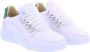 Nubikk Roque Roman M leren sneakers wit groen - Thumbnail 9