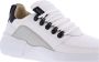 Nubikk Roque Roman Men White Black Leather Lage sneakers - Thumbnail 14