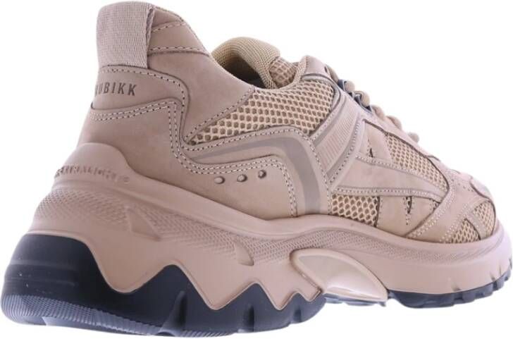 Nubikk Synthetische Leren Sneakers Beige Heren