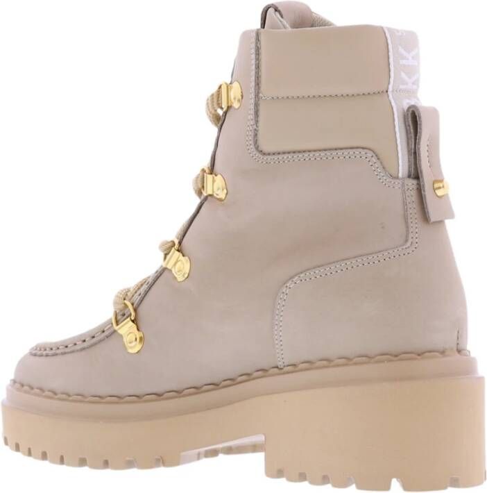 Nubikk Dames Synthetische Veterschoenen Beige Dames