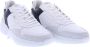 Nubikk Roque Road Wave Men White Leather Navy Lage sneakers - Thumbnail 11