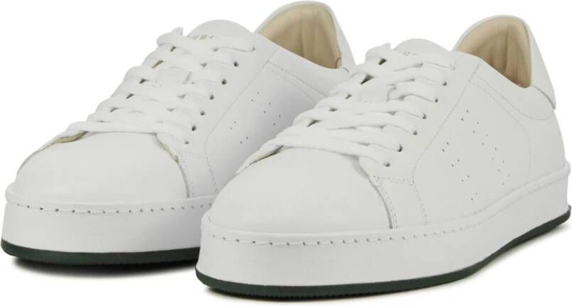 Nubikk Witte Leren Sneakers voor Mannen Wit Heren