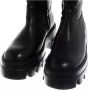 Nubikk Zwarte rits leren laarzen Black Dames - Thumbnail 9