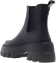 Nubikk Zwarte Rubber Enkellaarzen Black Dames - Thumbnail 3