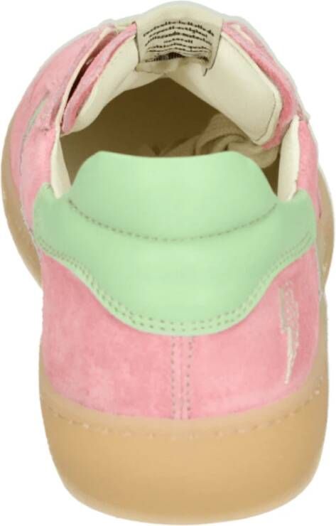 Ocra Sportieve Lage Damesschoenen Roze Suède