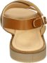 Ocra D446~~~~~~~~~~~~~~~~~~~~~~~~~~ Platte sandalen Cognac - Thumbnail 2