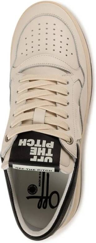 Off The Pitch Full Stop Sneakers Beige Zwart