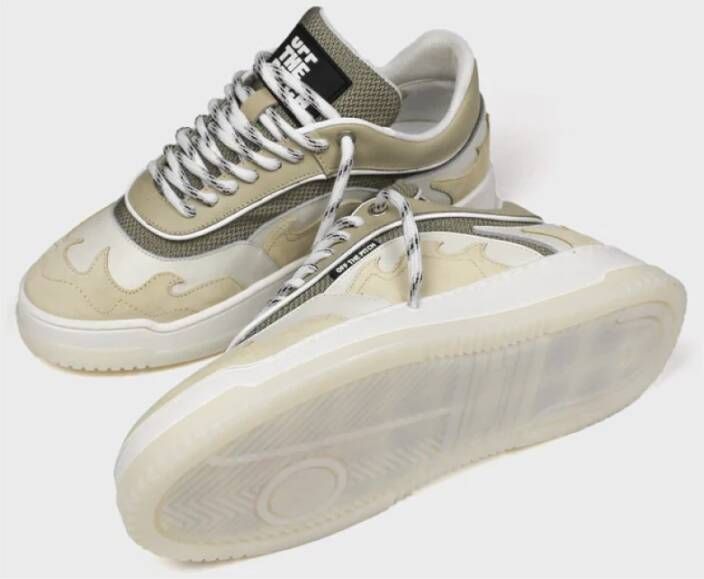 Off The Pitch Peperoncino Beige Wit Heren Sneakers Beige Heren
