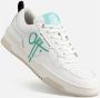 Off The Pitch Zachte Action Leren Sneakers Wit Blauw - Thumbnail 2