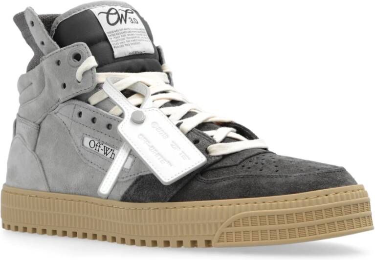 Off White 3.0 Off Court hoge sneakers Gray Heren