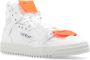 Off White Leren sneakers met stoffen inzetstukken White Heren - Thumbnail 4