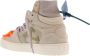 Off White Suede Canvas Off Court Sneakers Beige Dames - Thumbnail 4
