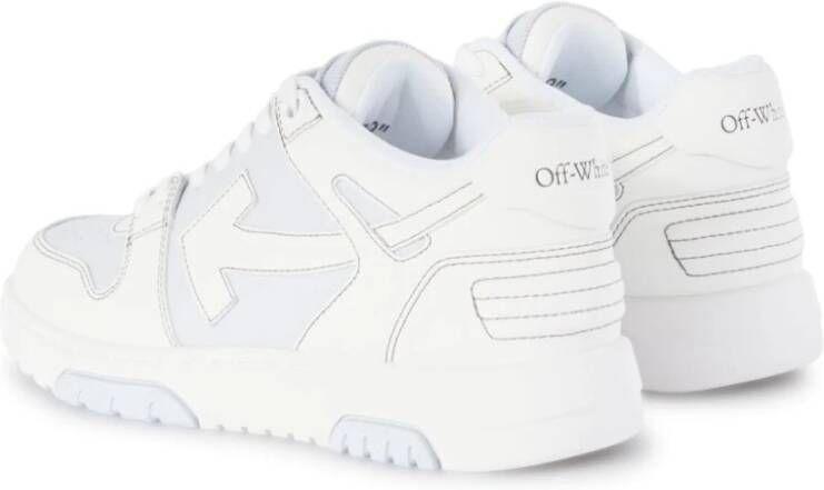 Off White Tweekleurige Leren Sneakers Multicolor Dames - Foto 2