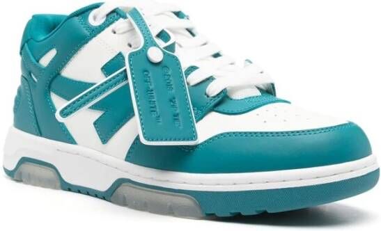 Off White Blauwe Vetersneaker Blue Heren