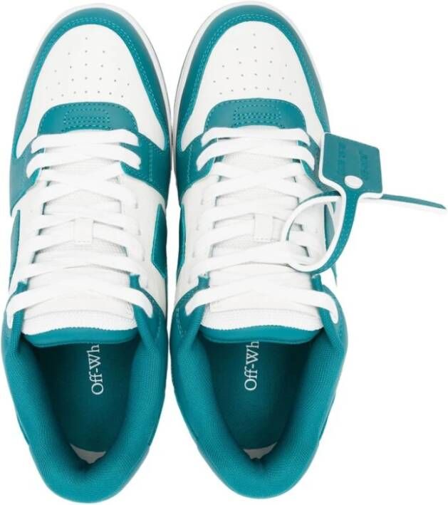 Off White Blauwe Vetersneaker Blue Heren