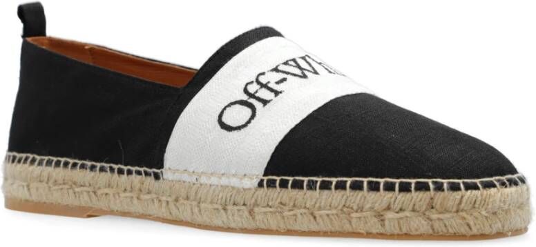 Off White Boekachtige espadrilles Black Heren