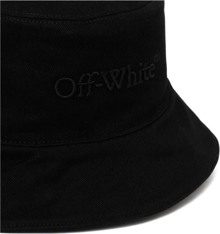 Off White Bookish Denim Bucket Hat