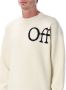 Off White Bookish Shared Knit Crewneck - Thumbnail 2
