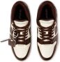 Off White Bruin Leren Sneakers Stijlvol Modern Chic Black Heren - Thumbnail 8