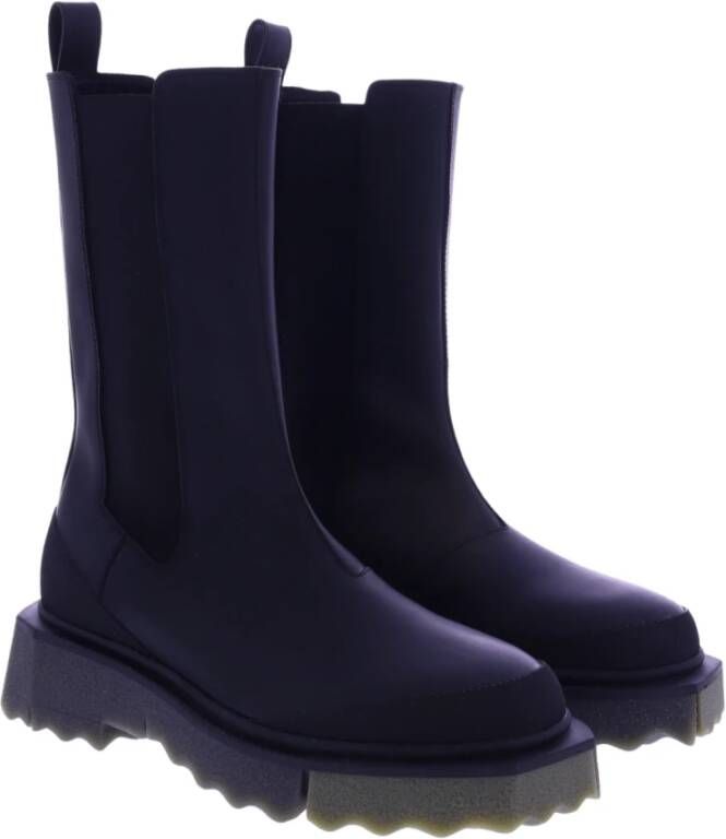 Off White Sponge Chelsea Boot Black Dames