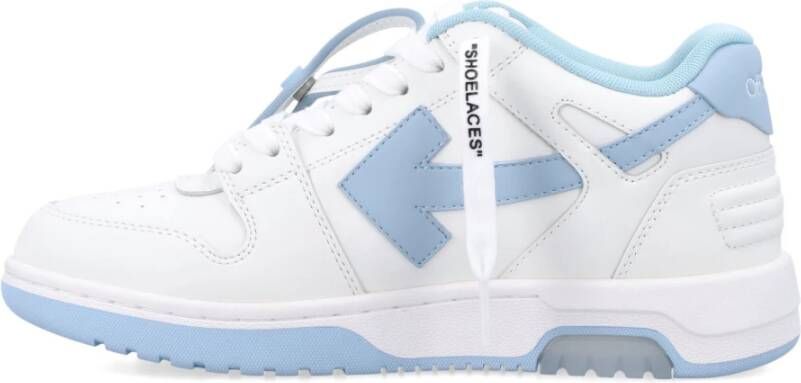 Off White Casual Leren Sneakers White Dames