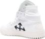 Off White Casual Leren Sneakers Wit Zwart - Thumbnail 2