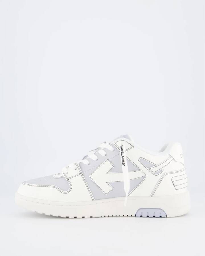 Off White Casual Sneaker in Wit Blauw White Heren