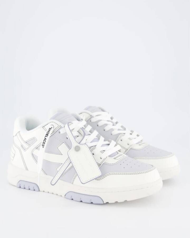 Off White Casual Sneaker in Wit Blauw White Heren