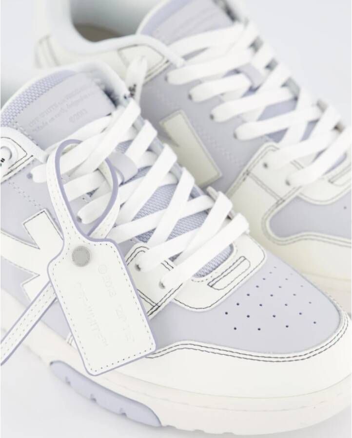 Off White Casual Sneaker in Wit Blauw White Heren