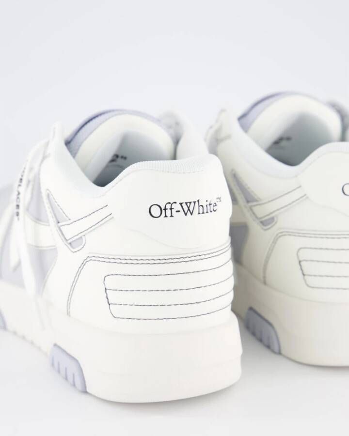 Off White Casual Sneaker in Wit Blauw White Heren