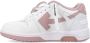 Off White Casual Sneakers met Pijl Detail Pink Dames - Thumbnail 3