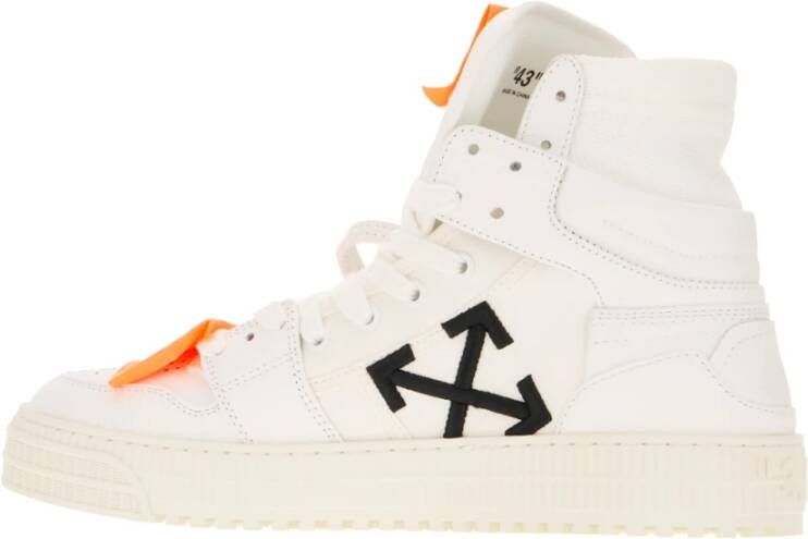 Off White Casual Sneakers voor dagelijks gebruik White Heren