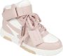 Off White Casual Sneakers voor dagelijks gebruik Pink Dames - Thumbnail 3