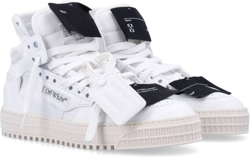 Off White Casual Streetwear Sneakers White Dames