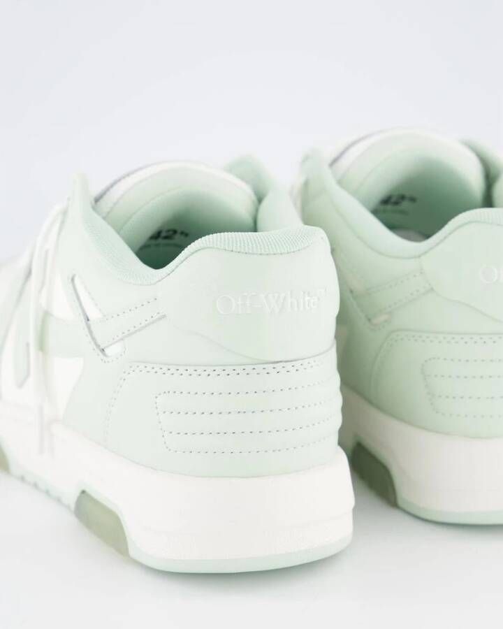 Off White Casual Wit Mint Sneaker