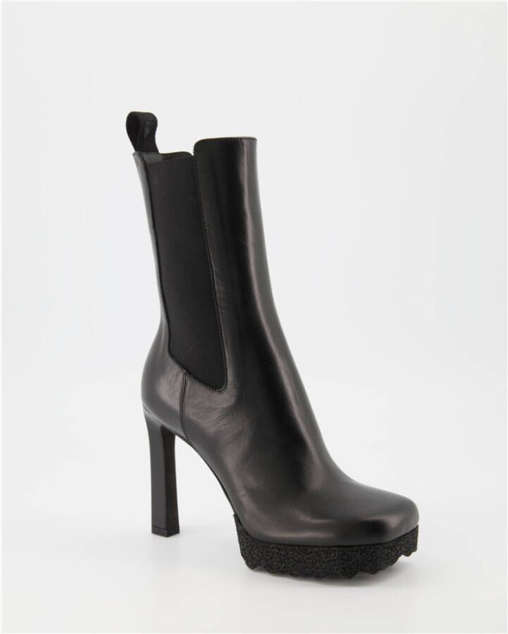 Off-White Leren laarzen Zwart - Foto 7