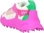 Off White Chunky Pink Green Sneakers - Thumbnail 2