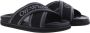 Off-White Slippers met logoband Zwart - Thumbnail 4