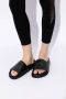 Off White Cloud leren slippers Black Dames - Thumbnail 2