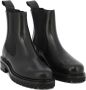 Off White Combat Leren Enkellaarzen Black Heren - Thumbnail 4