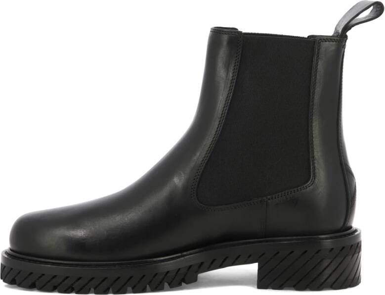 Off White Combat Enkellaarzen Black Heren