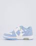 Off White Witte Sneakers Verhoog Stijl Luxe Mix Blue Dames - Thumbnail 2