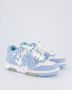 Off White Witte Sneakers Verhoog Stijl Luxe Mix Blue Dames - Thumbnail 4
