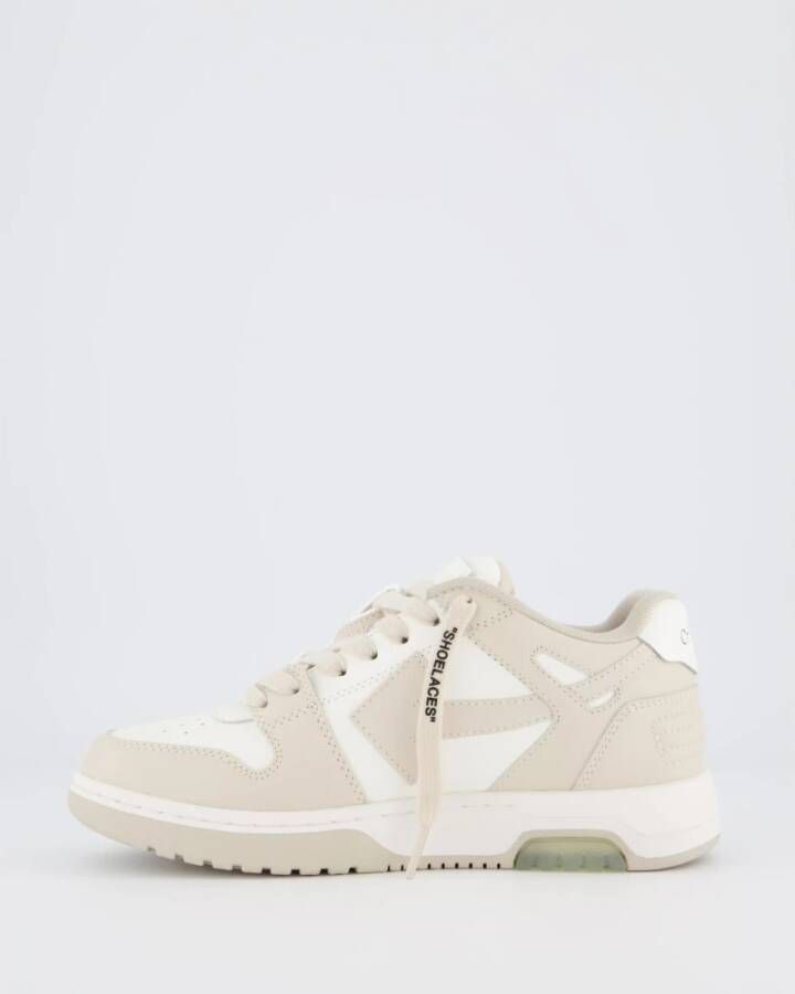 Off White Dames Out Of Office Sneaker Wit Beig White Dames
