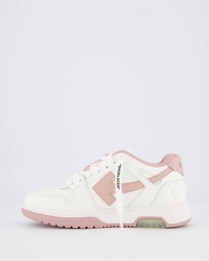 Off White Dames Out Of Office Sneaker Wit Roze White Dames