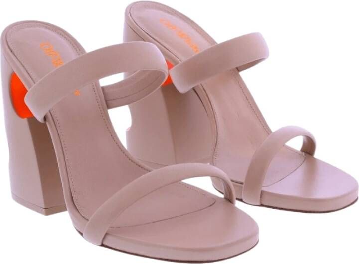 Off White Dames Pop Bulky Nappa Mule Pink Dames