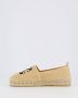 Off White Geborduurde Arrow Raffia Espadrilles Beige Dames - Thumbnail 13