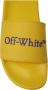 Off White Donkerblauwe Boekachtige Slider Yellow Heren - Thumbnail 3