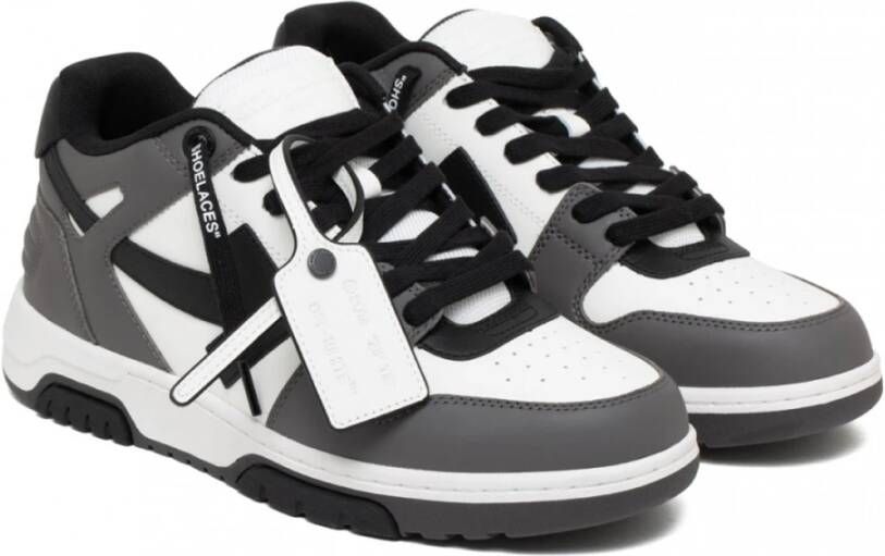 Off White Grijze Out Off Office Sneakers Multicolor Heren - Foto 6